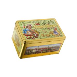 Virginia Amaretti Green rectangular gift tin  220g 21-22