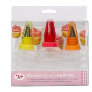 Tala Set 3 Squeezy Icing Bottles