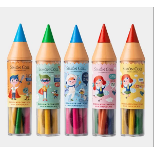 Simon Coll Choc Pencil crayon filled  30g re-usable