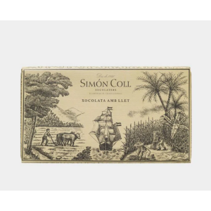 Simon Coll Choc Bar Vintage Ship 200g Milk Choc