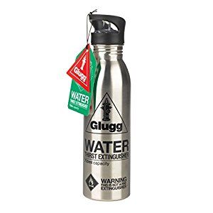 Wild and Wolf Misc Silver GLUGG Water Bottle