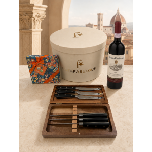 F&amp;F Hamper Steak Fiorentina Grand Table for Six