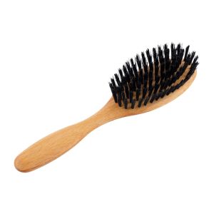 Redecker Hairbrush Black Stiff WBristle S-M 20.5cm 