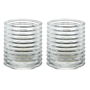 La Rochere BUZZ Set of 2 Tealight Holders 7.8cm Gift Box