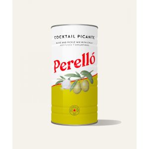 Perello Olives Cocktail Mix pickles chilli 700g Tin Lrg