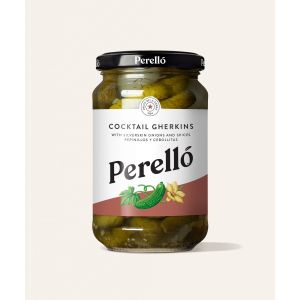 Perello Pickled Cocktail Gerkins 190g Jar