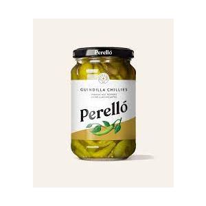 Perello Pickled Guindilla Chillies Hot 130g Jar