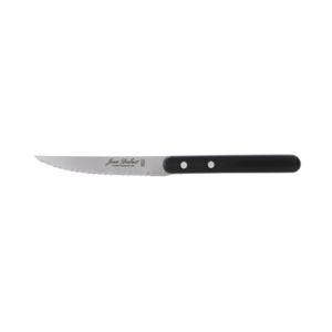 Jean Dubost single bistrot steak knife black ABS Handle SATIN FINISH  - dish washer safe - MADE in FRANCE   