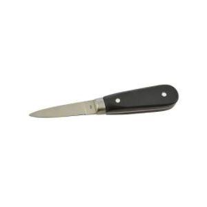 JDB Oyster Knife Black ABS Rivet Handle