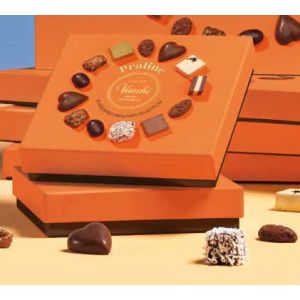 Venchi Gift Box Pralines Selection Orange 100g NEW