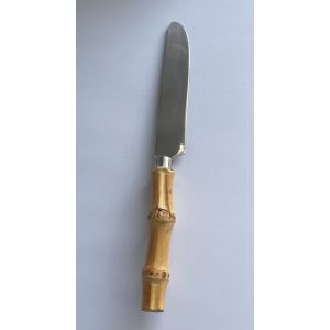 Bamboo Table Knife SINGLE Hand Wash Only - Real Bamboo