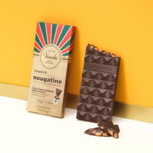 Venchi Nougatine Dark Chocolate 100g 