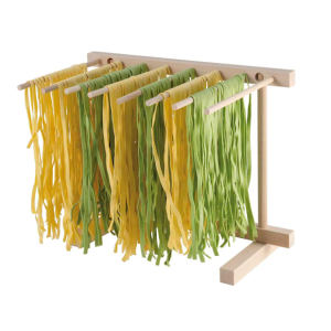 Eppic pasta drying rack XL 2.4 m2 collapsible spatula beech