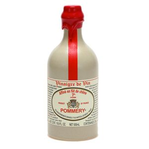 Pommery Red wine vinegar matured 2 months in oak barrels 7 % acidity in stoneware bottle 500ml