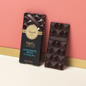 Venchi Bar 90% Extra Dark Choc 70 g