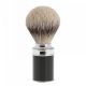 Muhle Safety Shaving Brush  Black Resin Silver Tip Badger 19mm