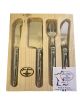 Laguiole 4 Pce Mini-Apetizer Cheese Set S/STEEL LF OpenWood