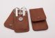 G&F Manicure Set Brown Vingate Ed 3 Pce Oiled Leather