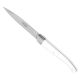 Laguiole Jean Dubost 6 Steak Knife STAND-UP White Color Handles