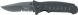 FOX BLACK TacticalKnife Titanium Serrated Blade Clip 21.5cm