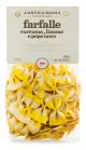 Pasta Antica Madia Farfalle tumeric lemon blackpep Y+W 250 g
