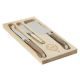 Laguiole 3 Pce Cheese Set LINEN MIX OpenBox NEW