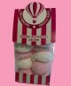 Fine and Fab Marshmallows Pink & White Coconut 100g Gift Bag