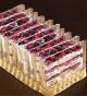 Quaranta Nougat Rectangular Portion Rasberry Dark Choc 150g 12pcs Gold Display