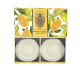 La Florentina 2Pce Soaps Citrus Boboli Round 115g NEW