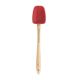 Tala Wooden Handle Red Silicone Spoon Spatula